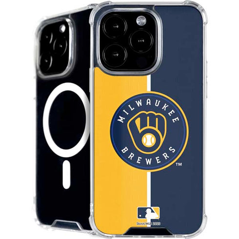 MLB Milwaukee Brewers Split iPhone 16 Pro MagSafe Case